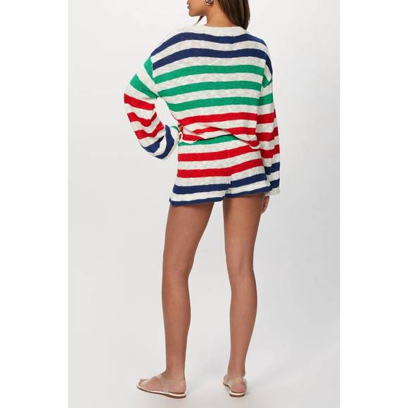 NEW BEACH RIOT ava sweater in nautical stripe - Picture 2 of 2